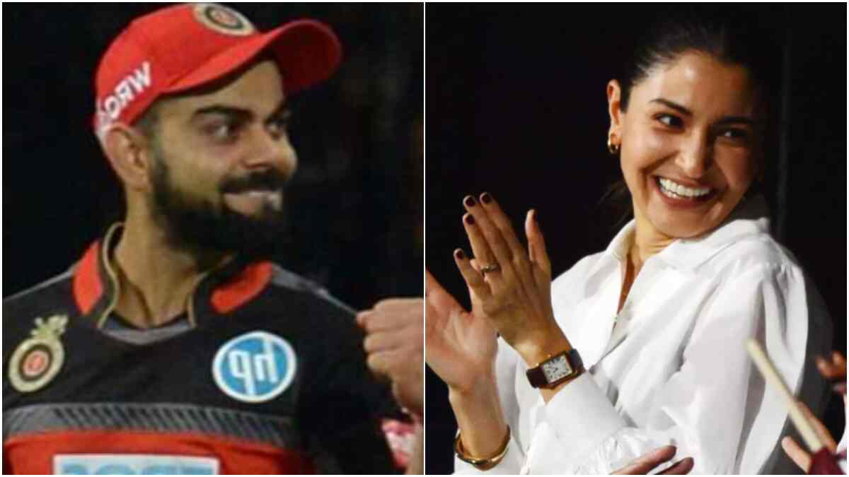 Watch: Anushka Sharma celebrates Virat Kohli's 46th half-century at the RCB-LSG match