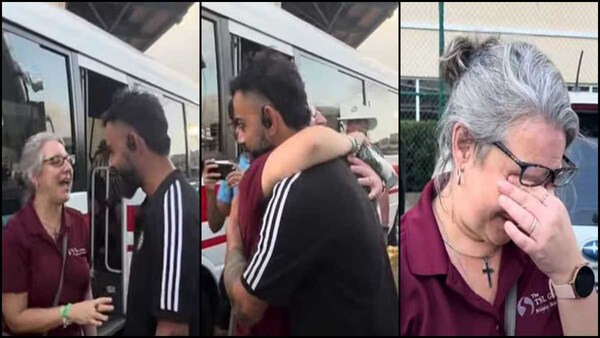 Virat Kohli receives emotional hug from West Indies keeper's mother, leaves internet in tears