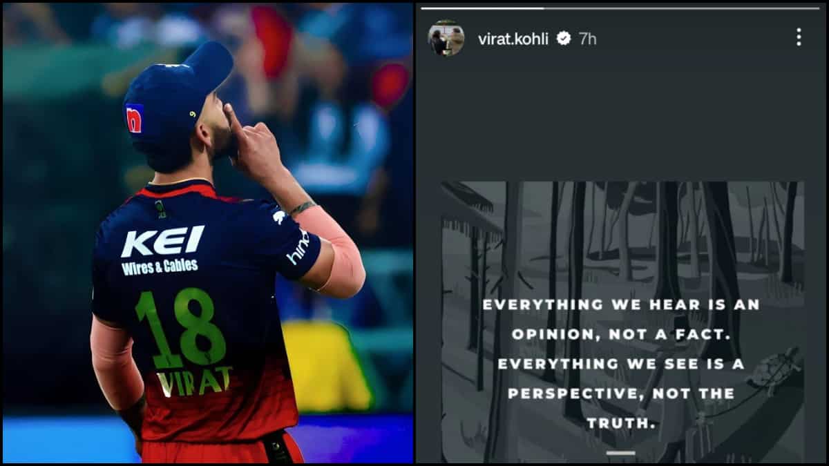 Virat Kohli's Instagram post