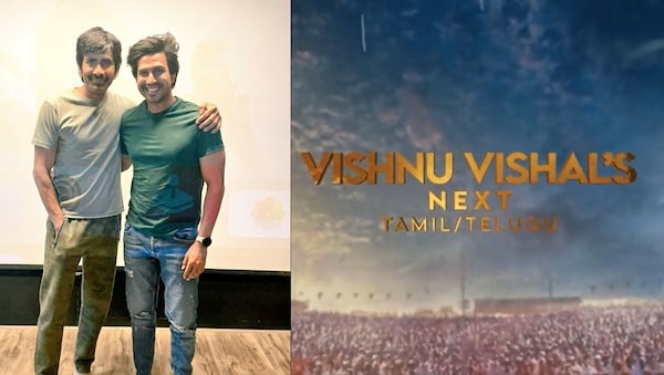 Vishnu Vishal to team up with Ravi Teja for his upcoming Telugu-Tamil bilingual, title announcement today