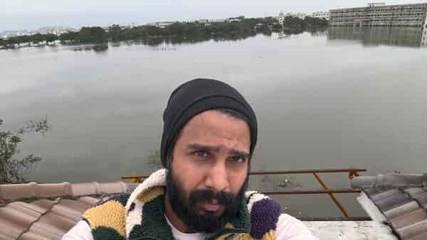 Lal Salaam actor Vishnu Vishal shares SOS message as Chennai home floods amid Cyclone Michaung chaos. See pics