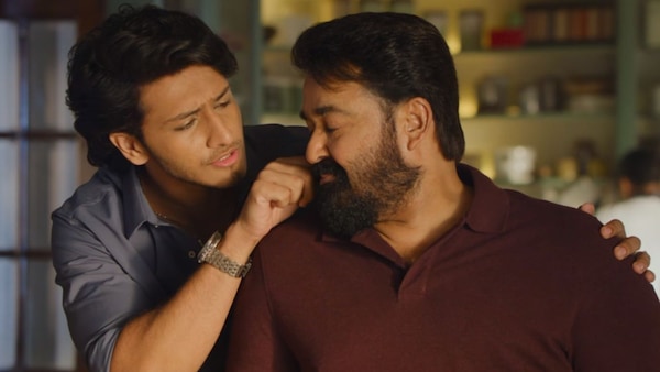 Samarjit Lankesh and Mohanlal in Vrusshabha