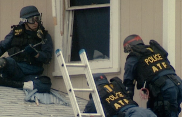 ATF strike force attempts to get access into the building
