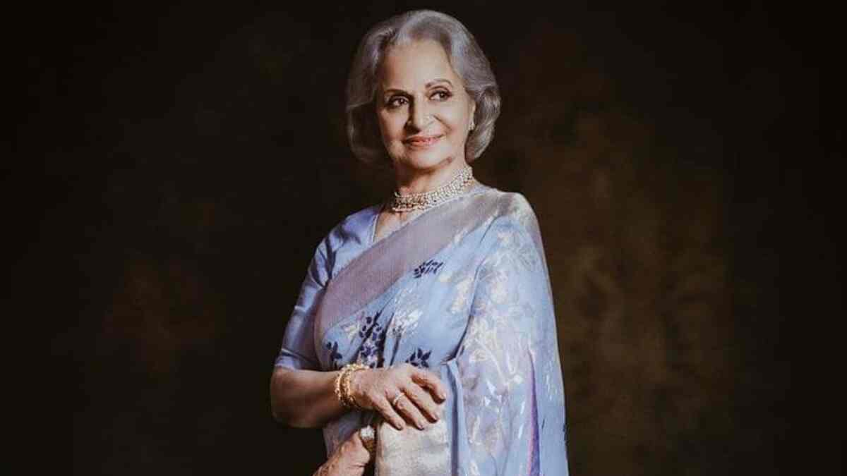 Waheeda Rehman to be bestowed with Dadasaheb Phalke award - Details