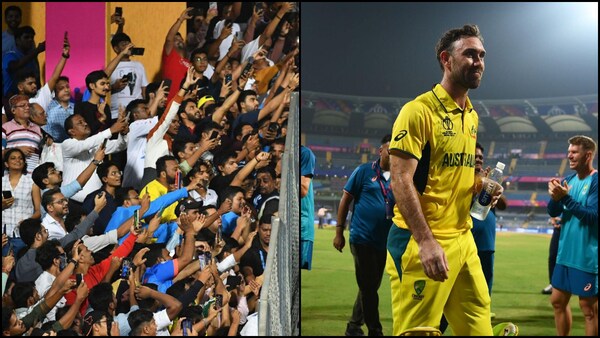 AUS vs AFG: WATCH Wankhede stadium roar as Glenn Maxwell smashes winning six in Mumbai