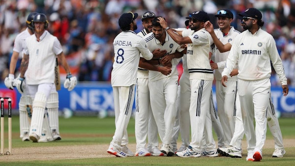Washington Sundar dismissed Ben Stokes. Photo via BCCI