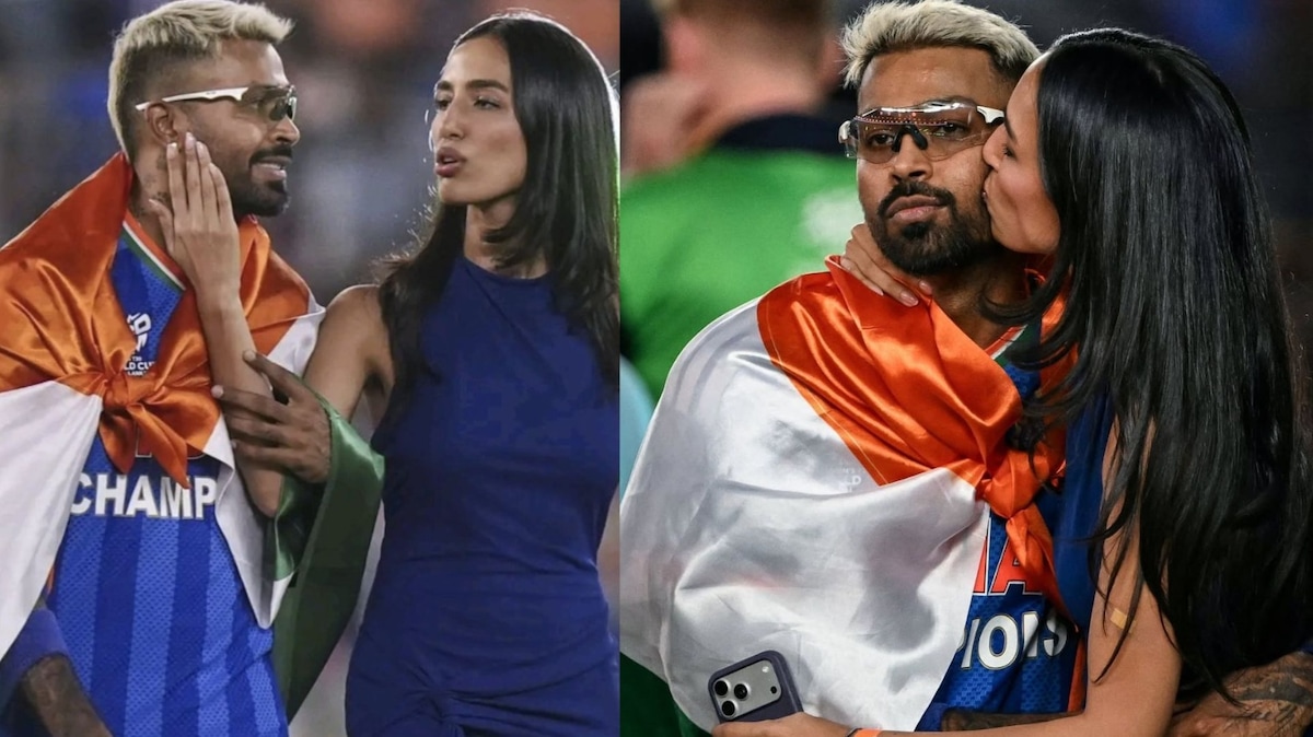 WATCH: Hardik Pandya's intimate World Cup celebration with girlfriend Mahieka Sharma