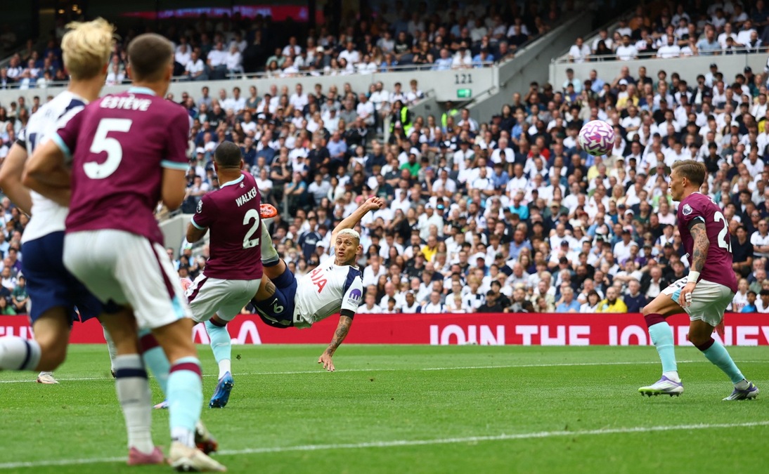 Watch Now: Richarlison scores a Puskas-worthy goal for Tottenham vs Burnley