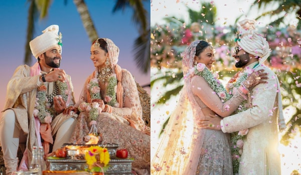Rakul Preet Singh and Jackky Bhagnani’s wedding photos out: Check out their floral themed wedding