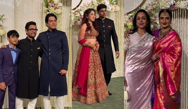 Ira Khan- Nupur Shikhare wedding reception: From Shah Rukh Khan to Salman Khan to Katrina Kaif, Rekha to Hema Malini, Anil Kapoor to Naga Chaitanya, Sachin Tendulkar, grace the event