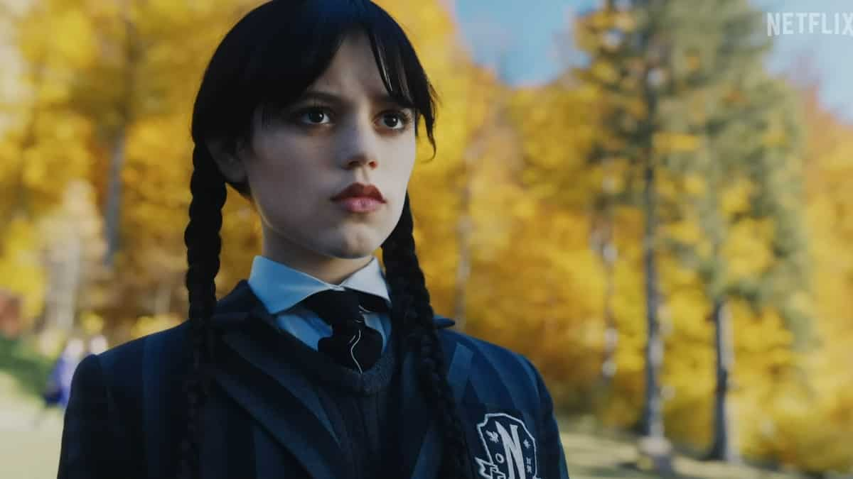 Wednesday Teaser: Jenna Ortega As Morticia And Gomez Addams' Daughter