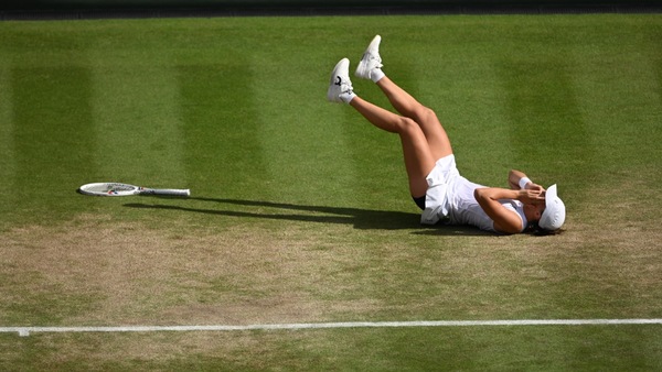 The moment that Iga Swiatek won Wimbledon