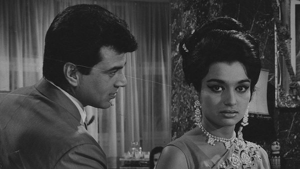 With Asha Parekh in Aya Sawan Jhoom Ke. HT Photo dated 2 May 1969.