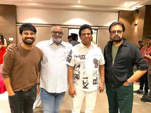 With MM Keeravaani, Mani Sharma and Koti