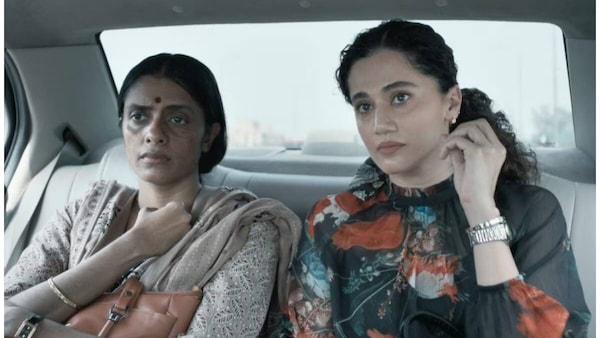 With Taapsee in Assi. Film still