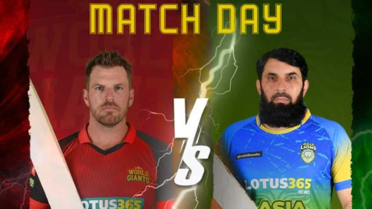 World Giants vs Asia Lions on OTT Legends League Cricket (LLC) 2023