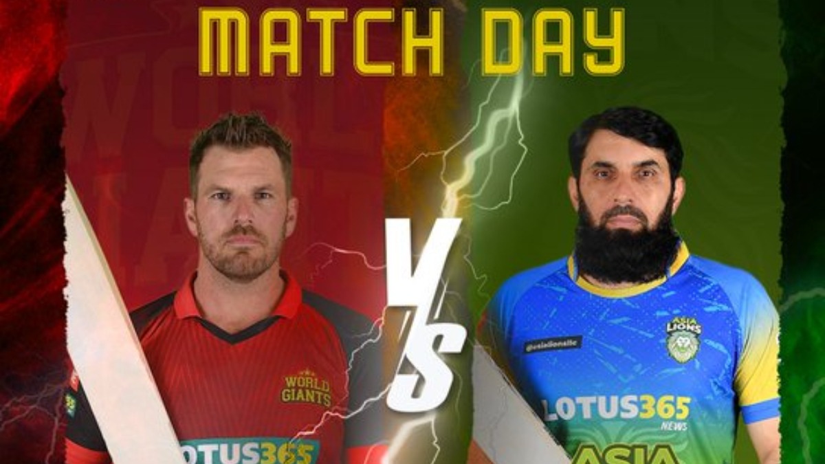 World Giants vs Asia Lions on OTT: Legends League Cricket (LLC) 2023 Match 6, probable XIs, and where to watch