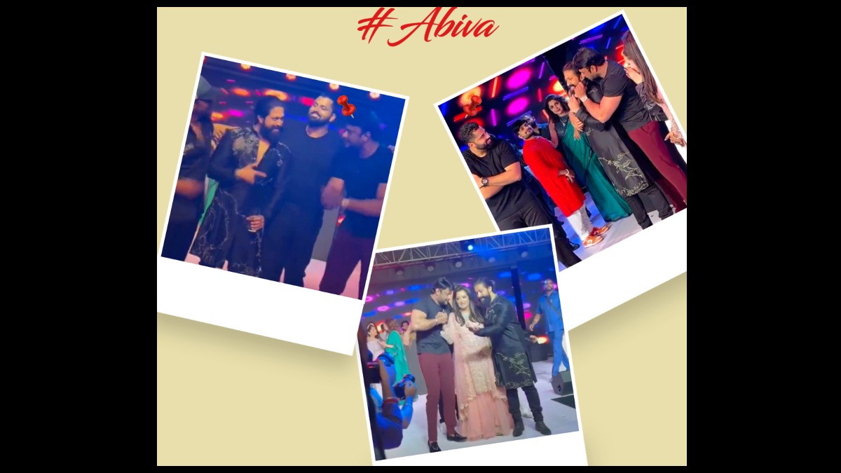 Yash, Darshan & others burn up the dance floor at Abishek Ambareesh - Aviva Bidapa wedding