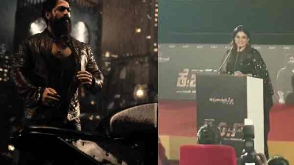 KGF - Chapter 2 trailer launch: Raveena Tandon calls Yash ‘rocking human being’