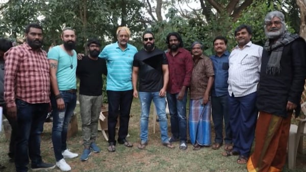 When Rocking Star Yash visited the sets of 'Kaaneyadavara Bagge Prakatane'