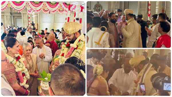 Abishek Ambareesh and Aviva Bidapa tie the knot, Rocking Star Yash, Rajinikanth & others bless the couple