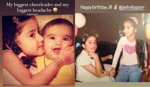 This is how Ananya Panday & Khushi Kapoor wished Janhvi Kapoor on her 27th birthday| Check out childhood pics of Dhadak actress