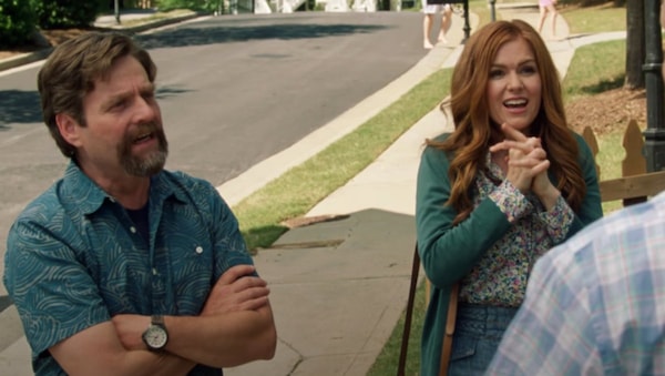 Zach Galifianakis and Isla Fisher | YouTube