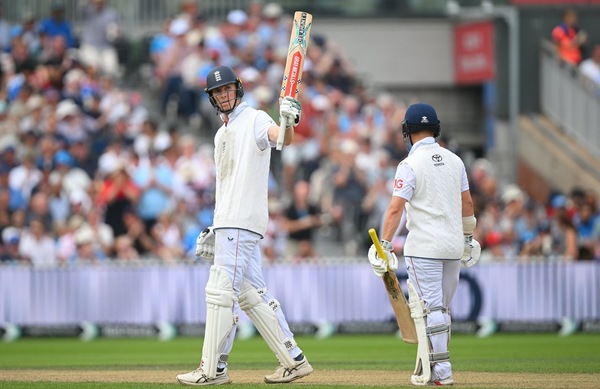 Zack Crawley scored 84. Image | ICC on X