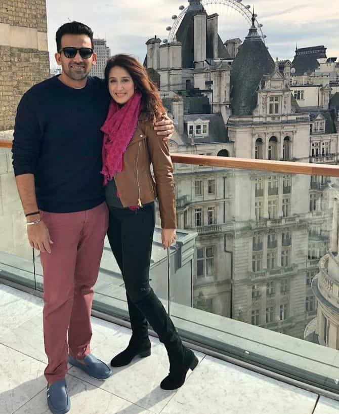 Zaheer Khan and Sagarika Ghatge