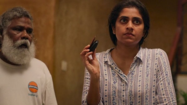 Zarin Shihab in a still from Aattam