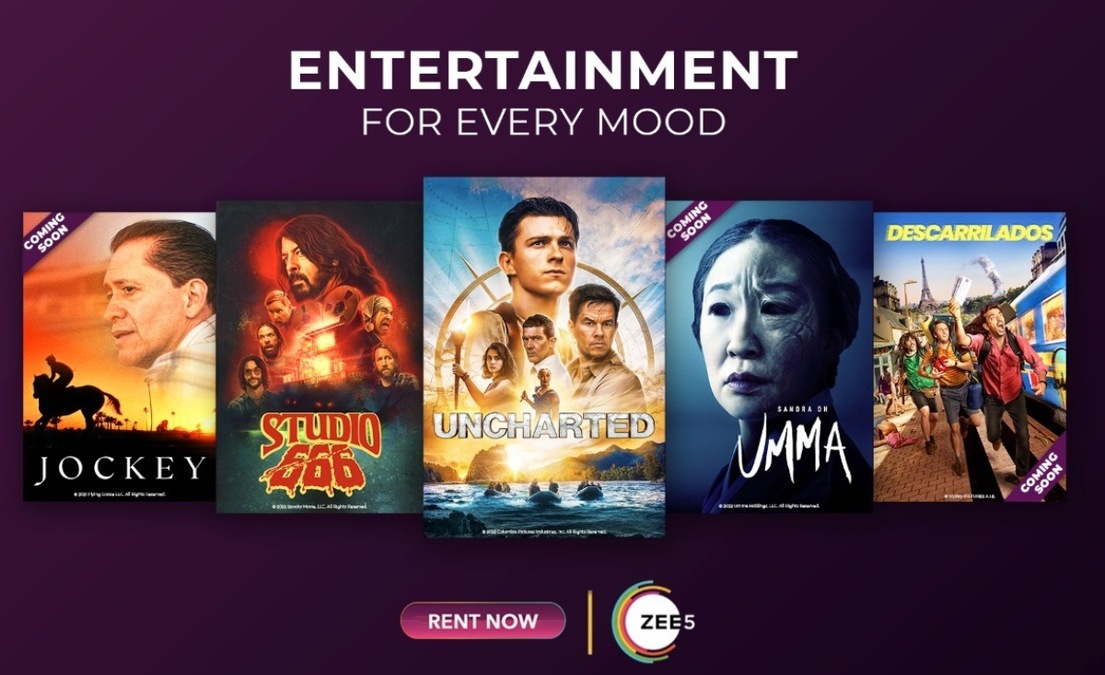 From Uncharted to Studio 666, ZEE5 adds an exciting slate of Hollywood blockbusters