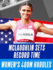 McLaughlin's World Record In 400 Women's Hurdles