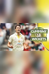 Cummins' 18 Wickets in Ashes 2021/22