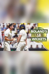 Boland's 18 Wickets in Ashes 2021/22