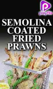 Semolina Coated Fried Prawns