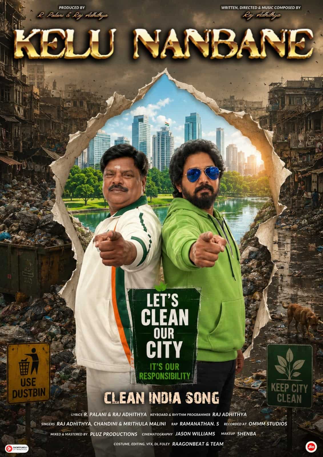Kelu Nanbane - Clean India Song - Tamil - Album Song
