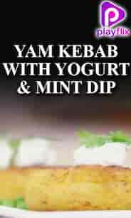 Yam Kebab With Yogurt & Mint Dip