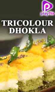 Tricolour Dhokla