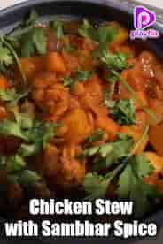 Chicken Stew with Sambhar Spice