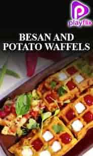 Besan and Potato Waffels