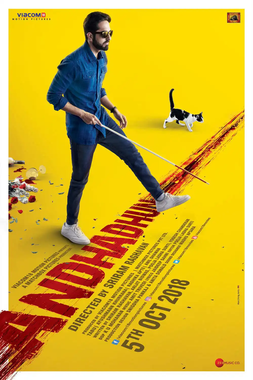 Andhadhun 2018 watch movie streaming online on Netflix Jio Cinema