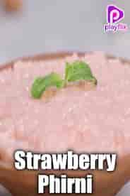 Strawberry Phirni