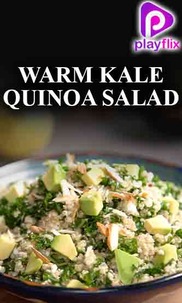 Warm Kale Quinoa Salad