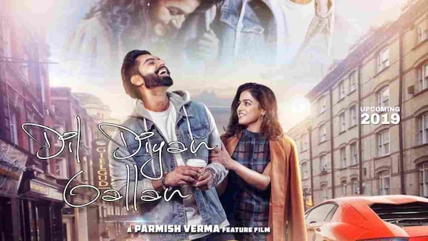 Wamiqa and Parmish in the film trailer poster