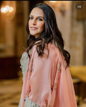 Neha Dhupia&#8217;s wardrobe exudes elegance and comfort