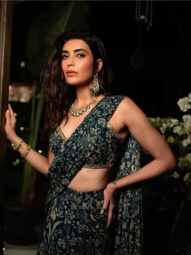 Karishma Tanna makes a fashion statement in printed saree – OTTplay