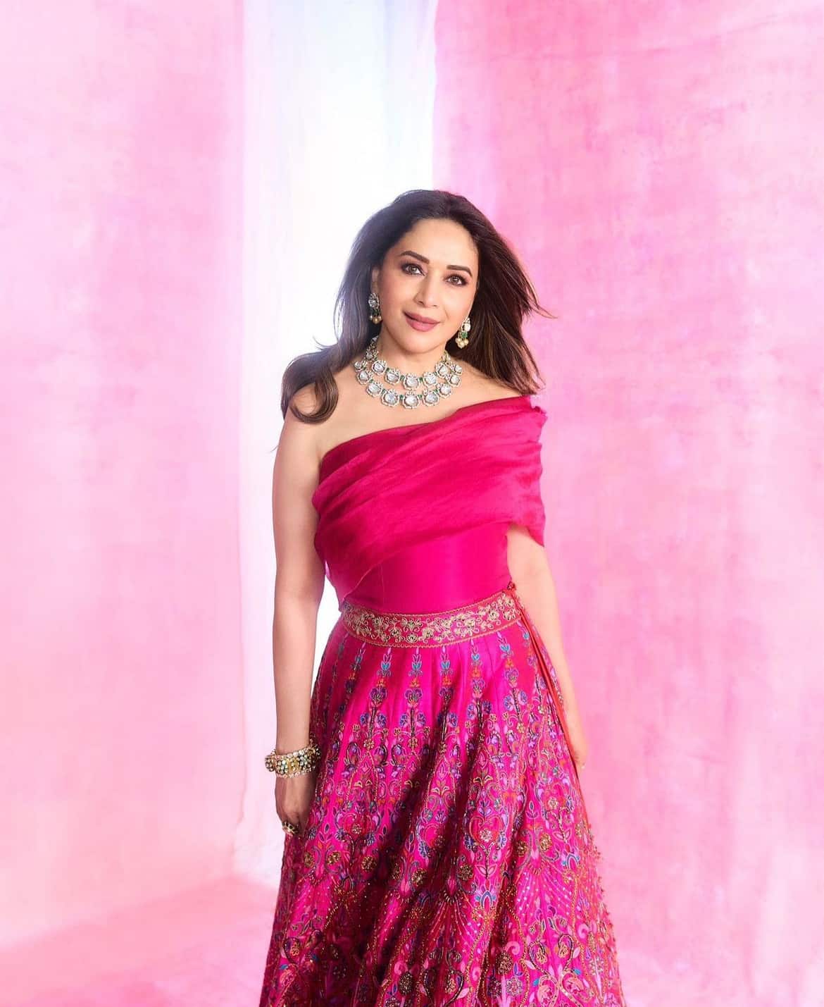 Madhuri Dixit radiates elegance in a pink ensemble  OTTplay