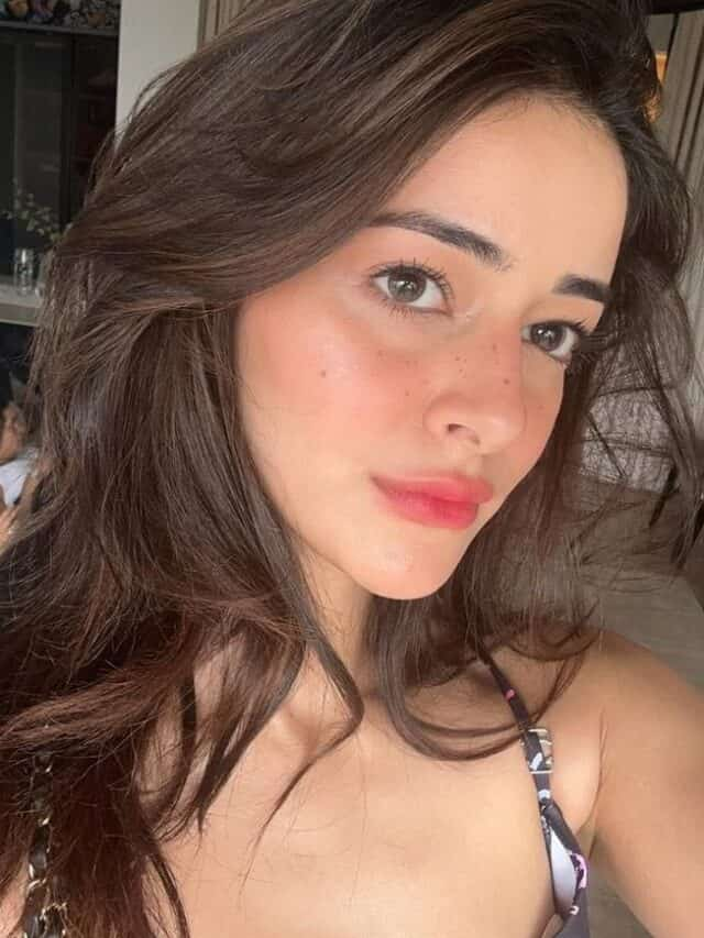 Ananya Panday embraces curtain bangs and sunlit freckles in new style ...